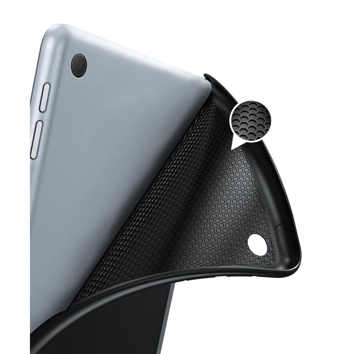 Husa Ultra Slim, Revomag, pentru Samsung Galaxy Tab A11+, A9 Plus, 11.0", TPU Smart Cover, Negru
