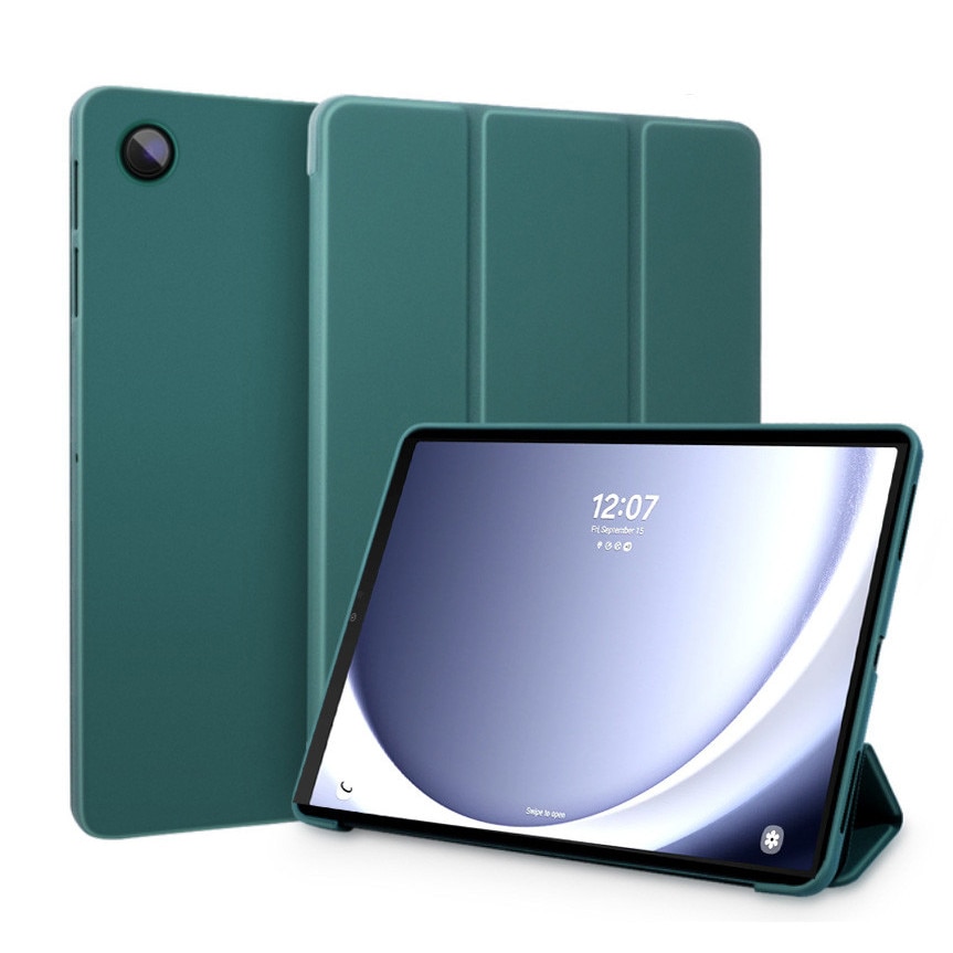 Husa Ultra Slim, Revomag, pentru Samsung Galaxy Tab A11+, A9 Plus, 11.0", TPU Smart Cover, Verde Marin
