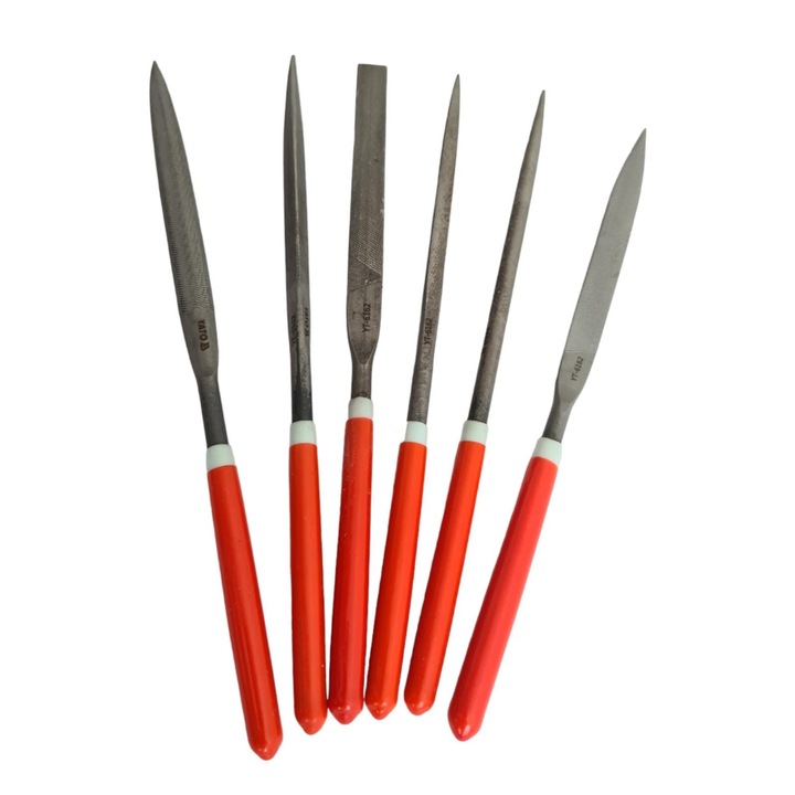 Комплект от 6 броя конусни пили, с размери 5 х 180 х 85 мм