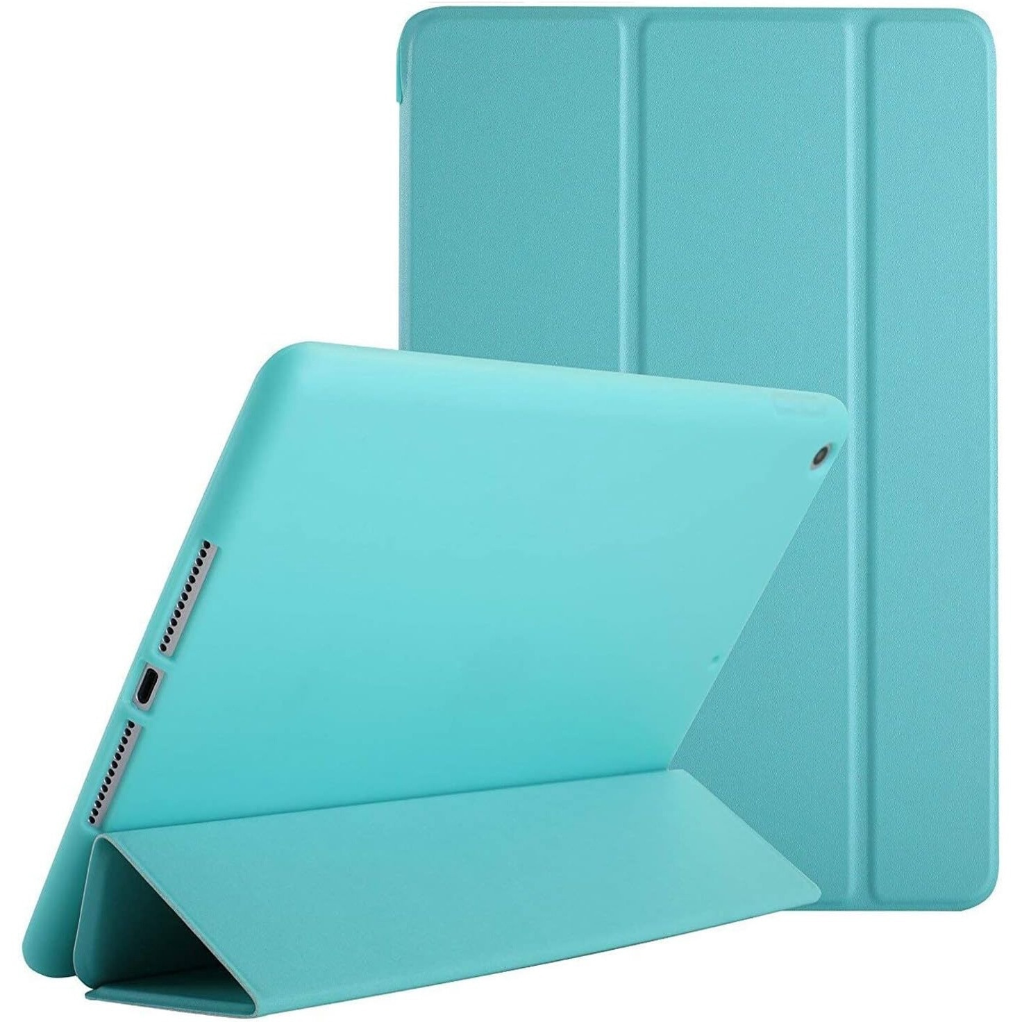 Husa Slim Sigloo, Smart Cover, Trifold, pentru tableta Xiaomi RedMI Pad 10.6, 10.6 inch, din Silicon, protectie 360, model Light Blue