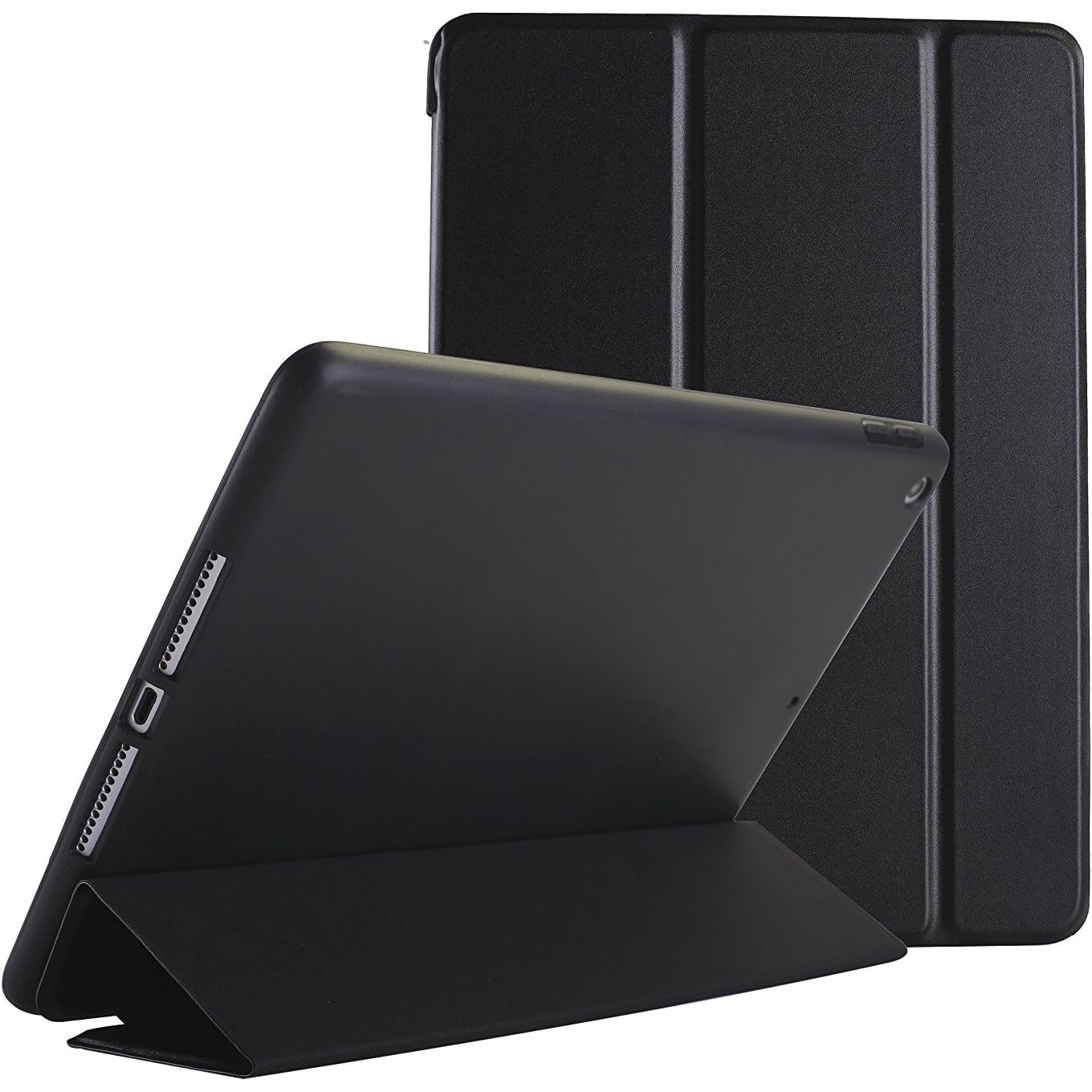 Husa Slim Sigloo, Smart Cover, Trifold, pentru tableta Xiaomi RedMI Pad (2022), 10.6", din Silicon, protectie 360, model Black