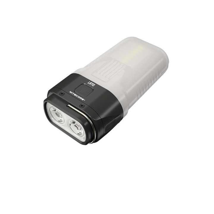 Фенерче, Nitecore LR70, акумулаторна USB-C, 3000 лумена, 300 метра, функция Powerbank, червена светлина