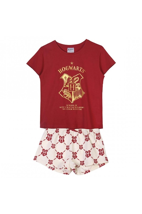 Pijama Harry Potter Hogwarts Dama, Rosu XL INTL