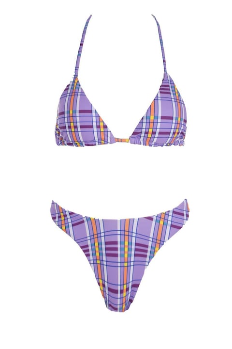 Luigi Бански от 2 части, лилав/оранжев, S