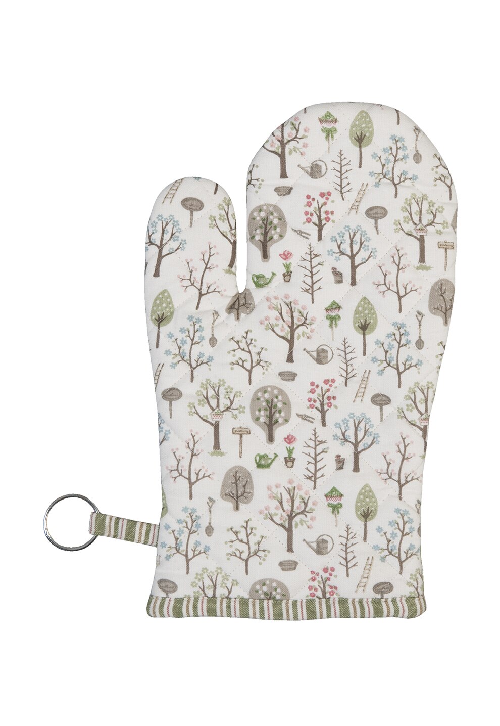 Clayre & Eef Manusa termorezistenta alba cu imprimeu grafic