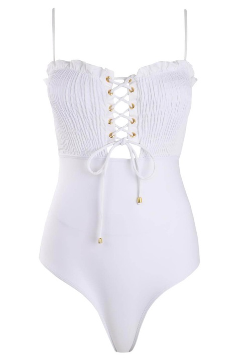 Дамски бански, Luigi, Бял, S