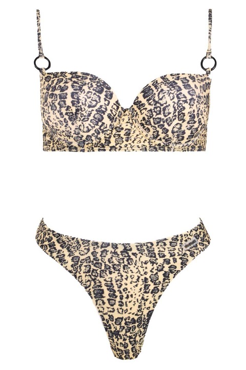Costum de baie pentru dama din 2 piese, Luigi, Bej, S