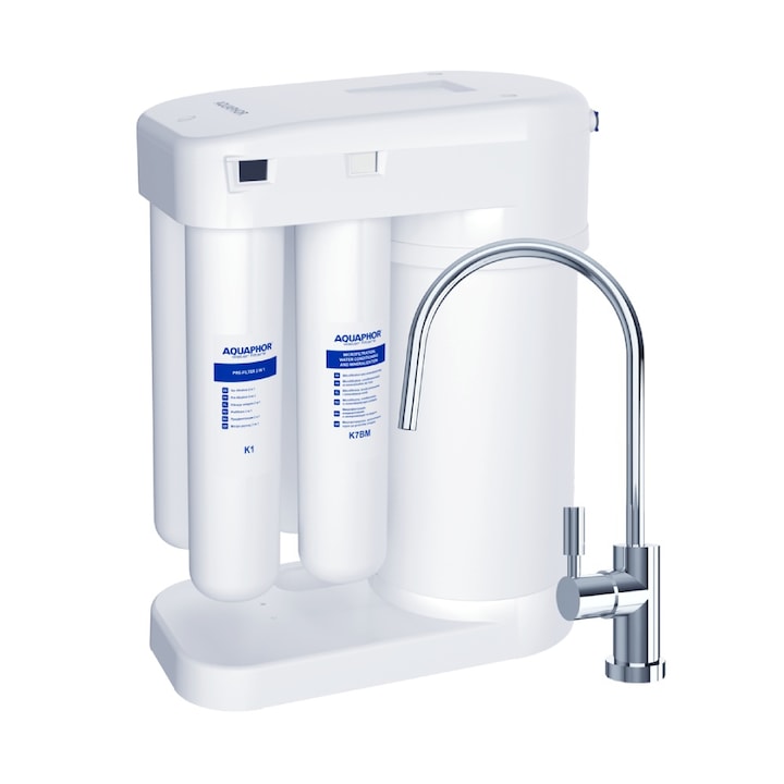 Филтрираща система за трапезна вода Aquaphor Morion DWM-101S-EU, за вграждане