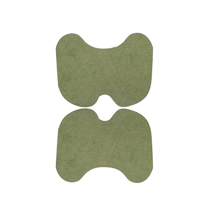 Set 10 plasturi Green Patcher Doty.ro®, pe baza de plante naturale, pentru dureri de genunchi, gat, spate sau umar, 13x9 cm, verde