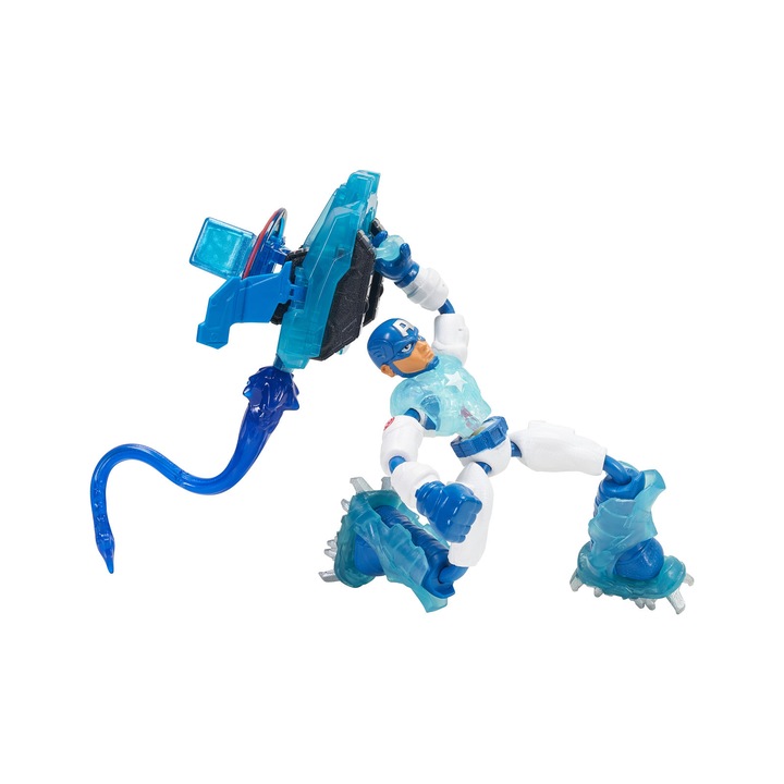 Bend and Flex Marvel Avengers 2 az 1-ben figura - Captain America, 15 cm