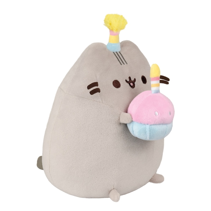 Плюшена играчка, Pusheen, Полиестер, 24 см, Многоцветна