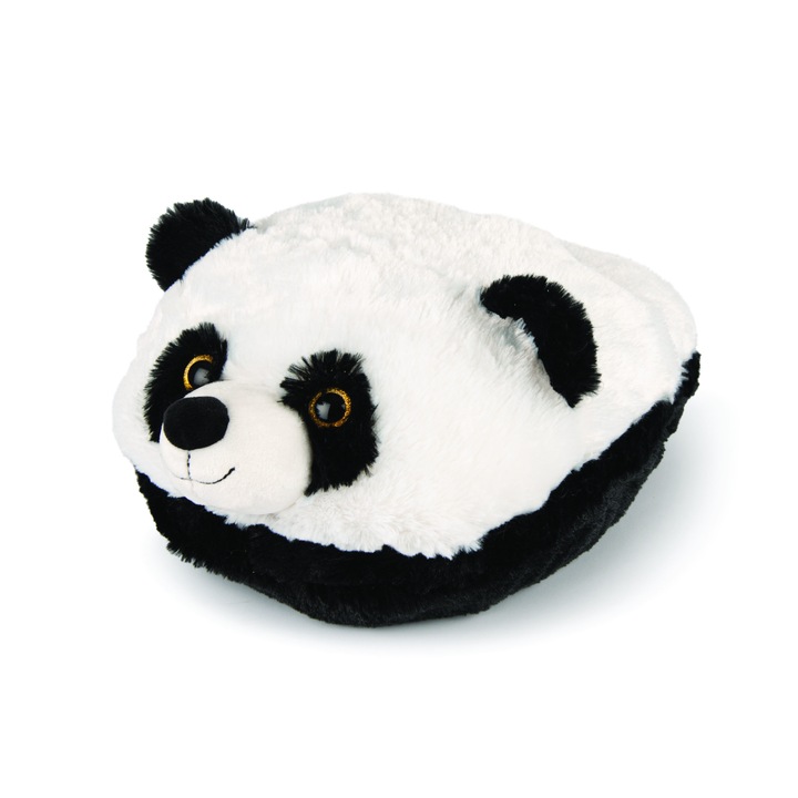 Jucarie tip papuc urias pentru copii, Urs Panda, 35x26cm