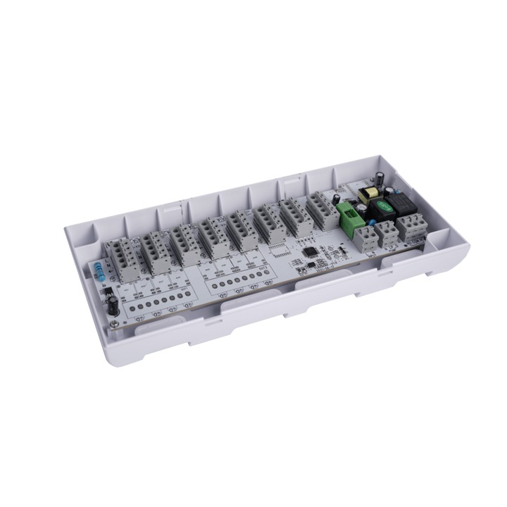 Panou comanda sistem termostatat UHF cu modul actionare pompa - 8 zone - Bautech CT 9200