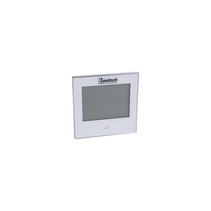 Termostat smart control wifi sistem incalzire pardoseala, cu fir, Bautech X-7wf