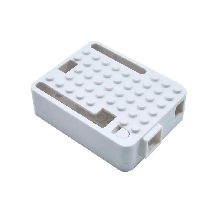 Fejlesztőtábla tok, Geekservo, ABS műanyag, Lego alkatrészekkel kompatibilis, fehér