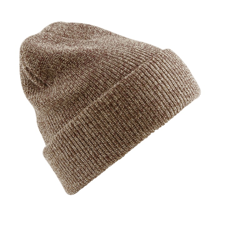 Caciula Heritage, RONIC, 100% acril, tricot strat dublu, clasic, marime universala, unisex, oatmeal