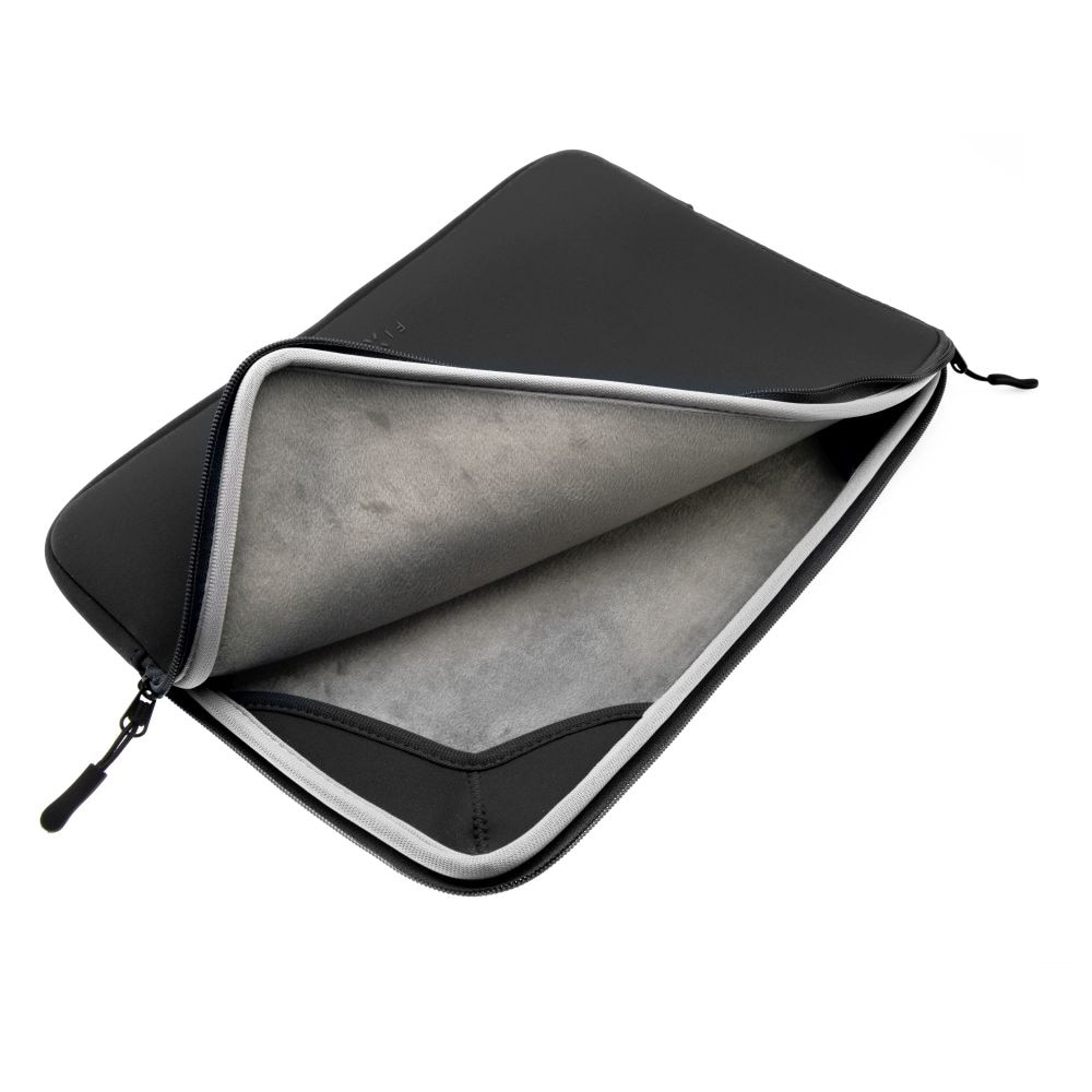 Husa din neopren Fixed Sleeve pentru laptopuri de pana la 14", Negru