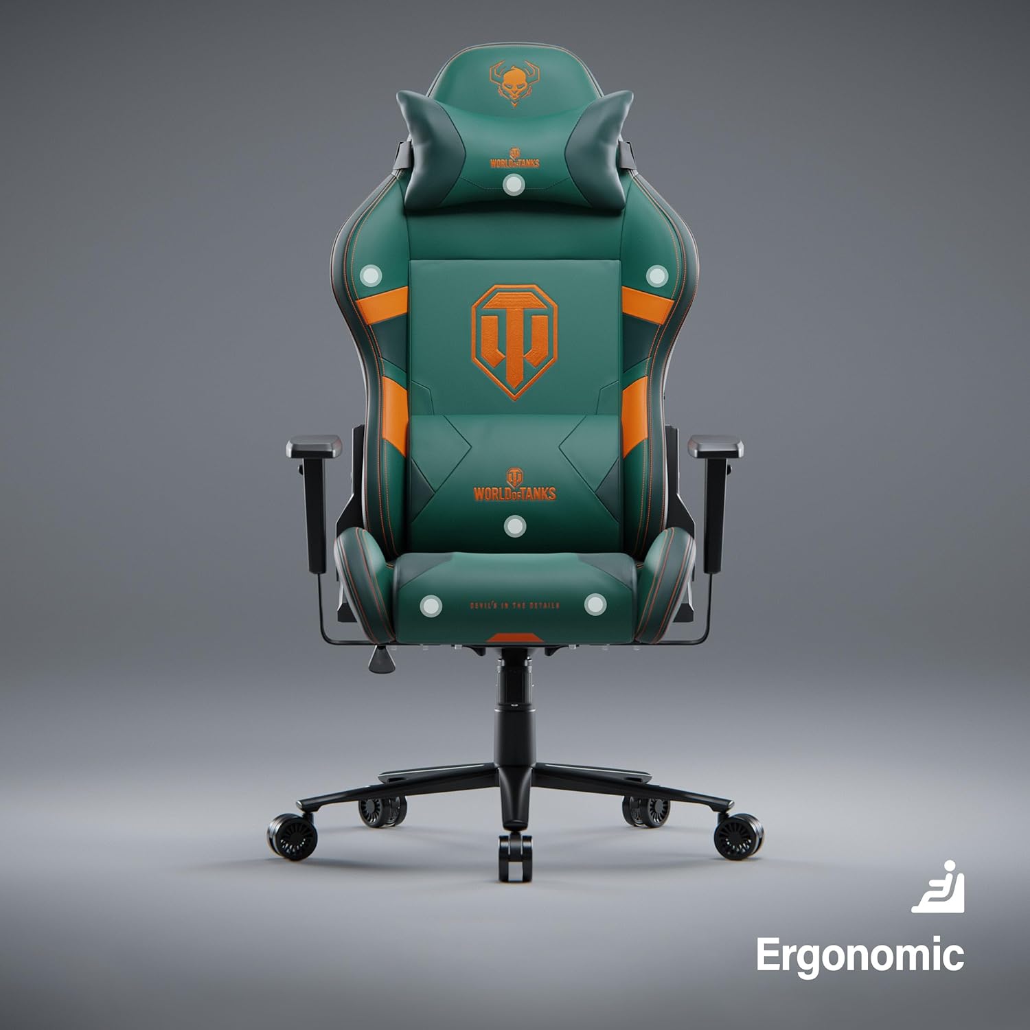 Scaun gaming Diablo X-One 2.0, World of Tanks Suport Lombar