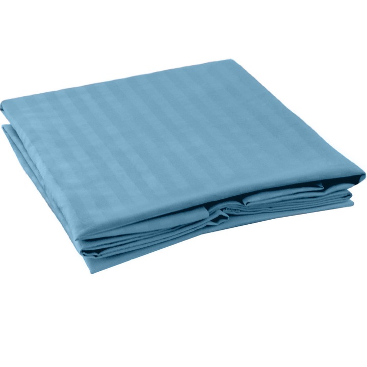 Damaszt paplanhuzat, sűrűsége 130 g/m2, égszínkék, 140/210cm