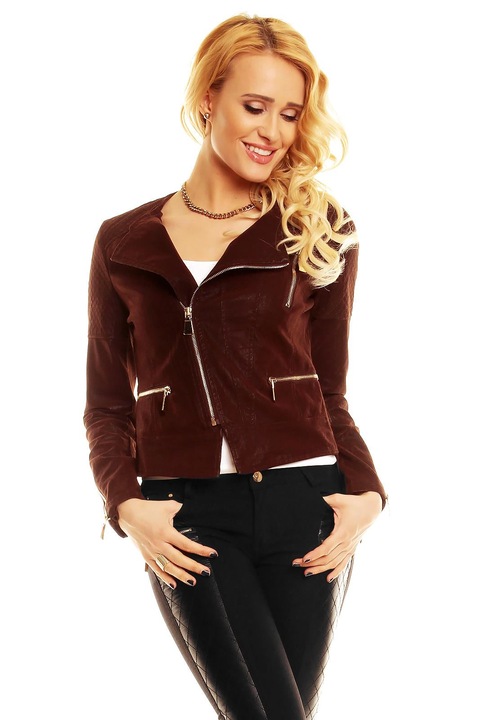 Jacheta tip sacou cu buzunare