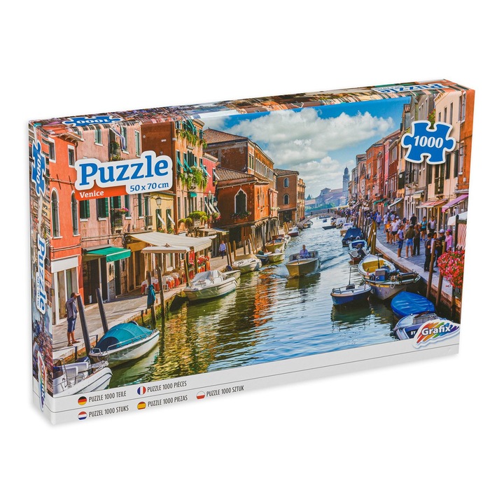 Пъзел Grafix, 1000 части, Венеция