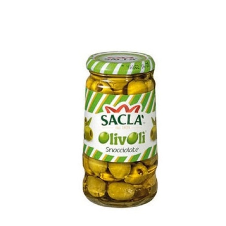Masline verzi fara samburi, Sacla, 290g
