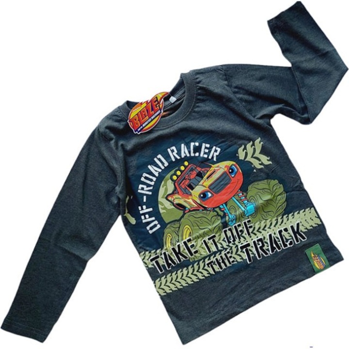 Blaze and the Monster Machines Graphite Khaki blúz, Grafit