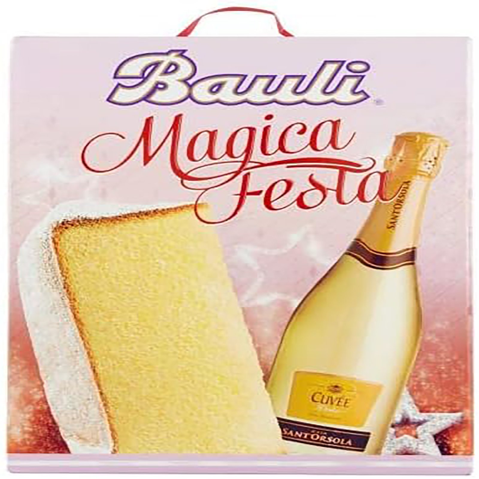 Pachet cadou pandoro, Bauli Magica Festa, 1.5 kg 