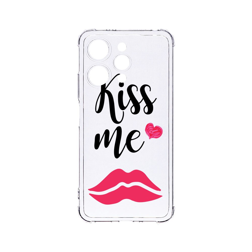 Силиконов калъф BestCase за Xiaomi Redmi 12 4G, Kiss Me, 1.5MM Anti Shock,  AS 103 - eMAG.bg