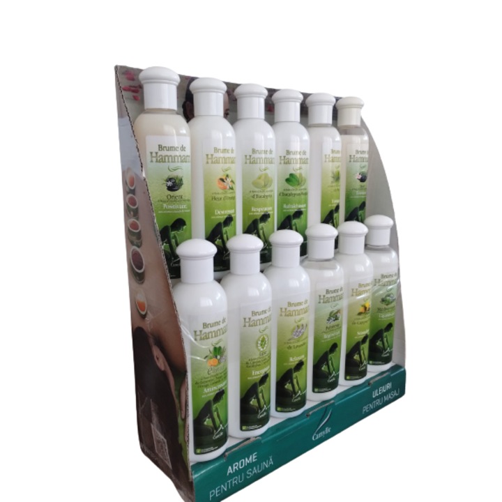 Set 12 arome 250 ml concentrate pentru hammam CAMYLLE