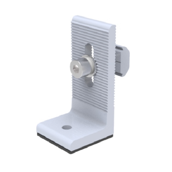 Suport "L" pentru fixare panou fotovoltaic pe acoperis de tabla cu EPDM ECO