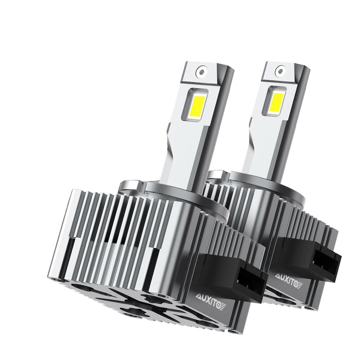 Комплект от 2 LED крушки Xenon Auxito за кола, D1S, Plug&Play, Canbus, 120 W, 40000 Lumens