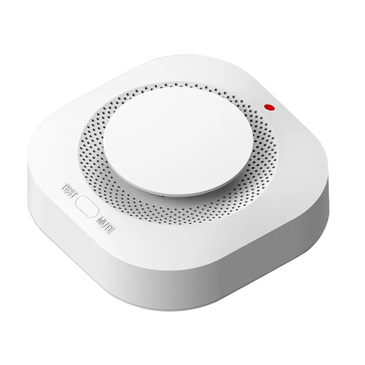 Detector de fum compatibil cu sistemul de alarma Tuya / SmartLife