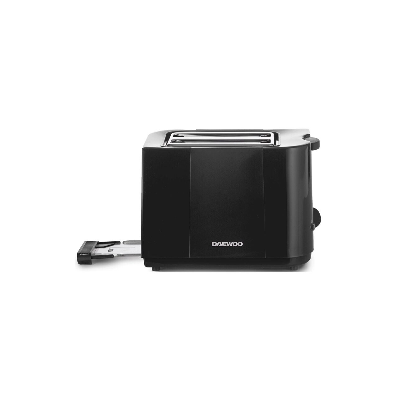 Тостер с 6 степени на запичане, 2 филийки, 750 W, черен - eMAG.bg