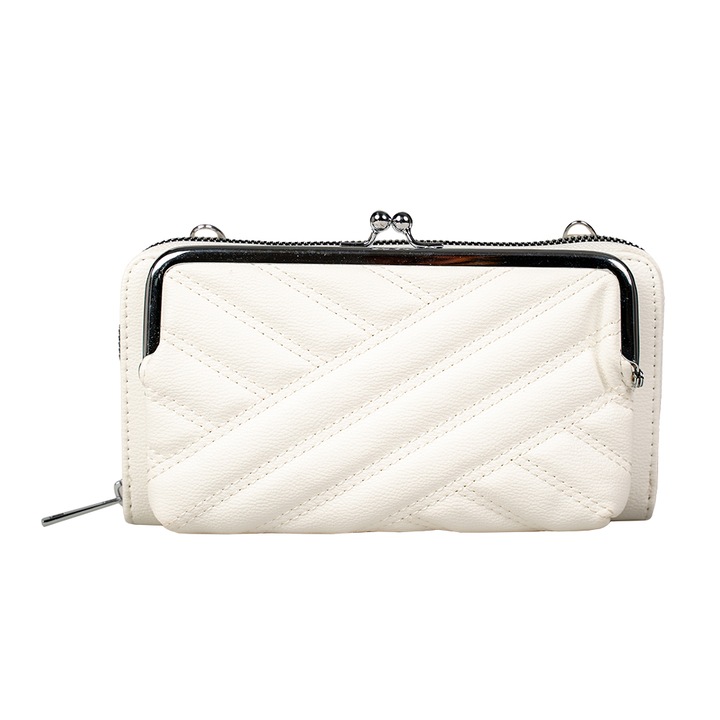 Portofel tip gentuta crossbody din piele ecologica, 20 x 11 x 4.5