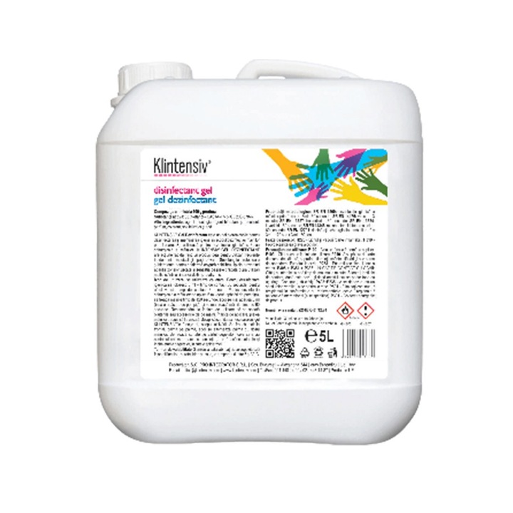Klintensiv gel dezinfectant pentru igiena mainilor, 5 lt Avizat de Ministerul Sanatatii