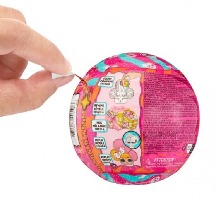 Papusa Surprise! seria Squish Sand Magic Hair, 10cm