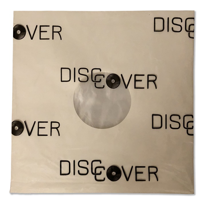 Folii Protectie Interioara Vinyl LP 12’’ Polylined antistatice Albe set de 50 bucati