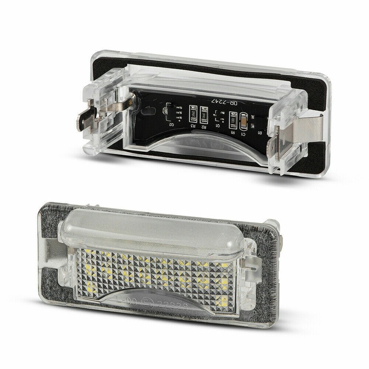 Комплект 2 LED лампи за номера за Mercedes Sprinter W901-W905 от 1995-2006, VW LT от 1996-2006