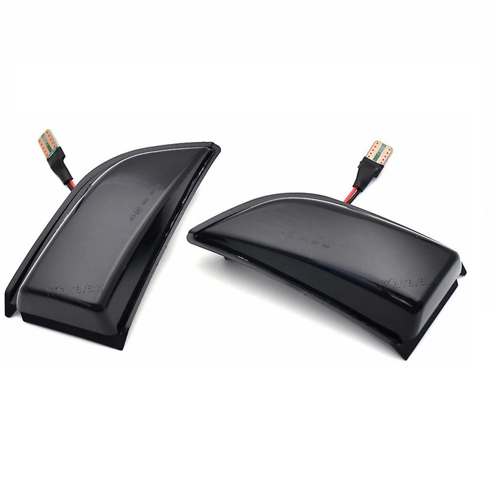 Set de 2 lampi led semnalizare dinamica/progresiva fumurie oglinda Xentech Light Volvo XC60 2008-2014 12V