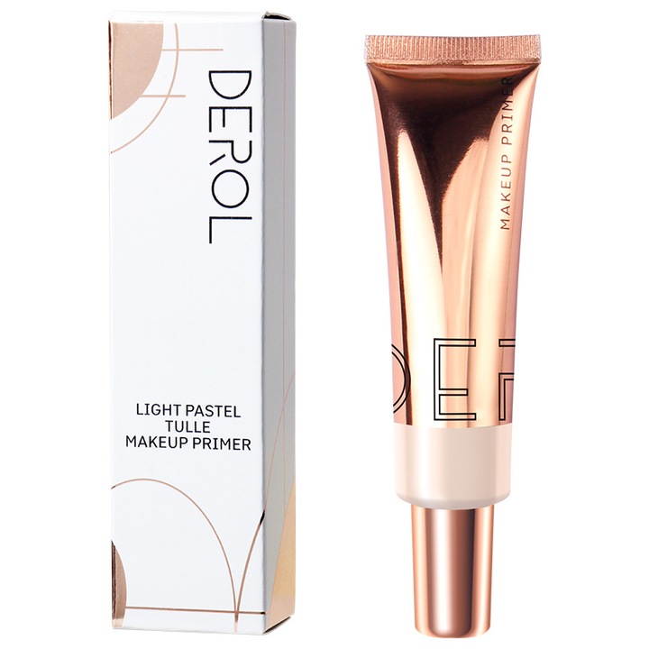 Професионална основа за грим, грунд, блестящ перлен ефект, лек, 30 ml, DEROL®, Suzetta®