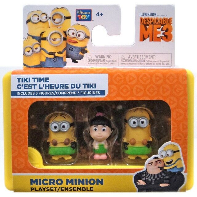 Set 3 figurine, Thinkway Toys MTW Illumination Minions Agnes, 3cm eMAG.ro
