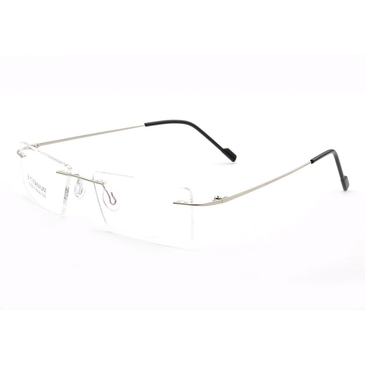 Рамки за очила, Aisdelu®, 131x135x30 mm, сребро