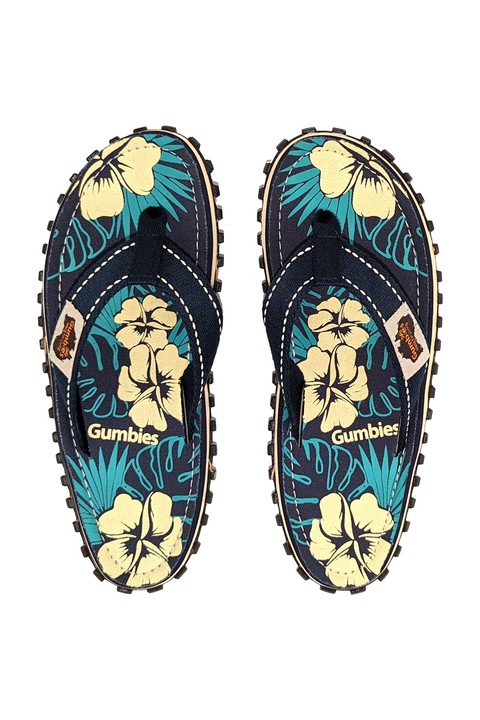 Slapi barbati Islander, Gumbies, Textil/Cauciuc, Multicolor, Multicolor