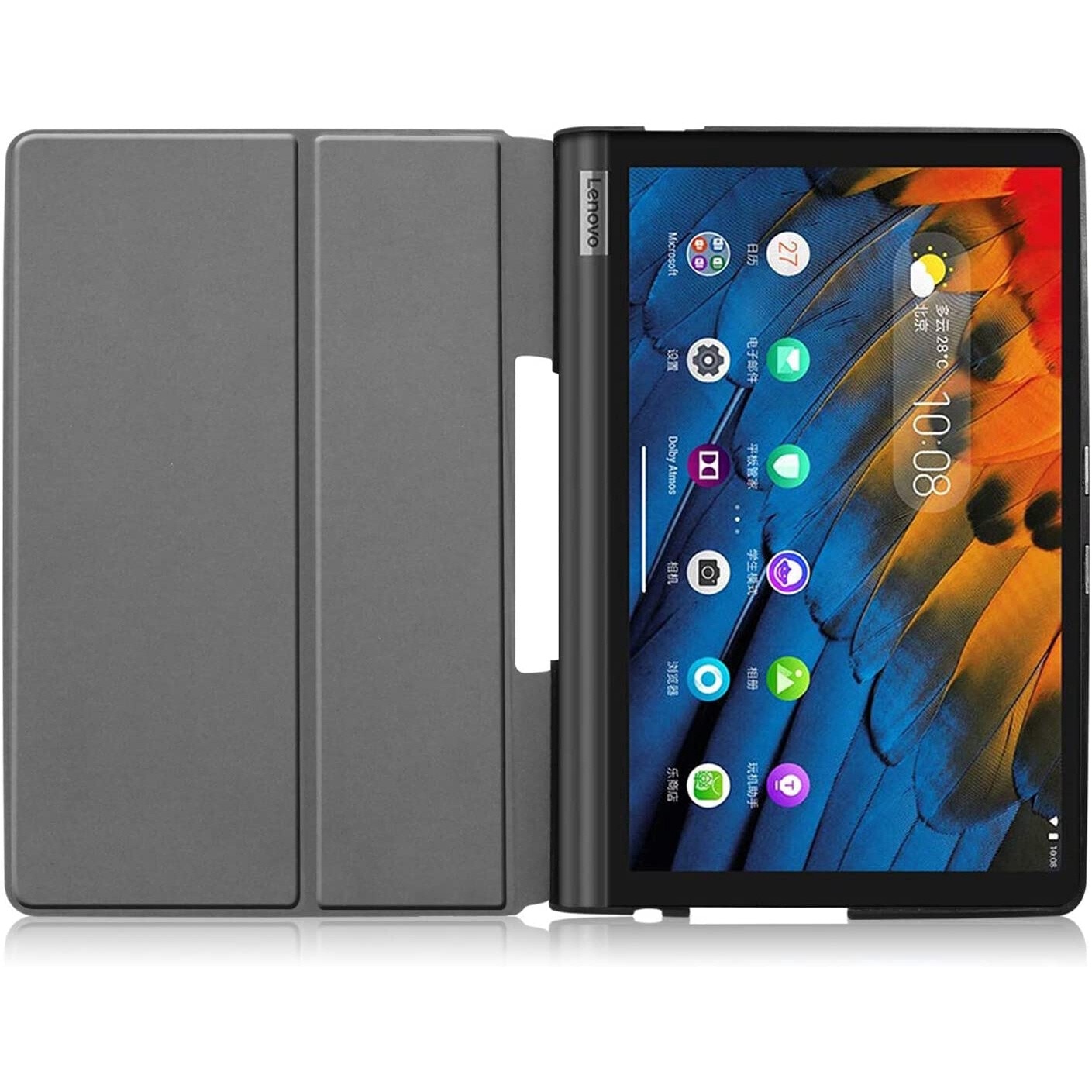 Husa Smart Cover, Sigloo, pentru tableta Lenovo Yoga Tab 11 YT-J706F, 11 inch, 2021, Model Don’t Touch Me