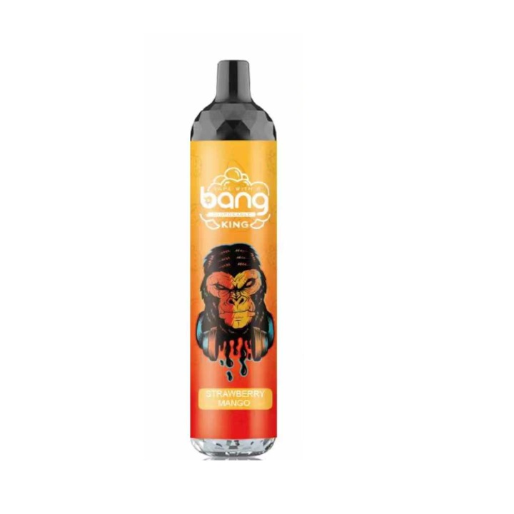 Tigara electronica Bang King 6000 puff fara nicotina, capsuni mango, Vape bar de unica