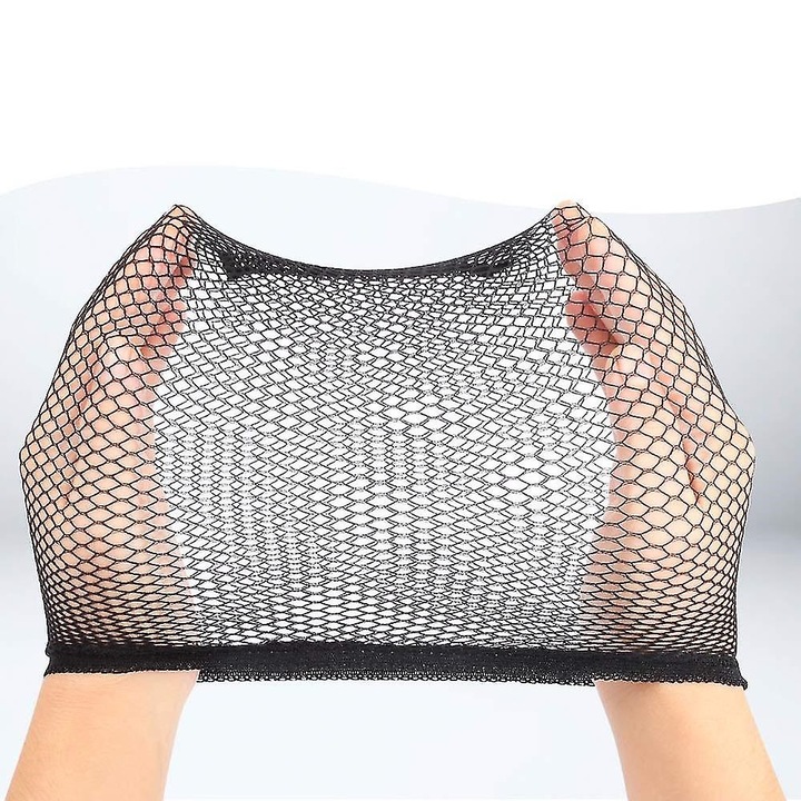 Fileu Plasa Neagra pentru peruca, material elastic, marime universala