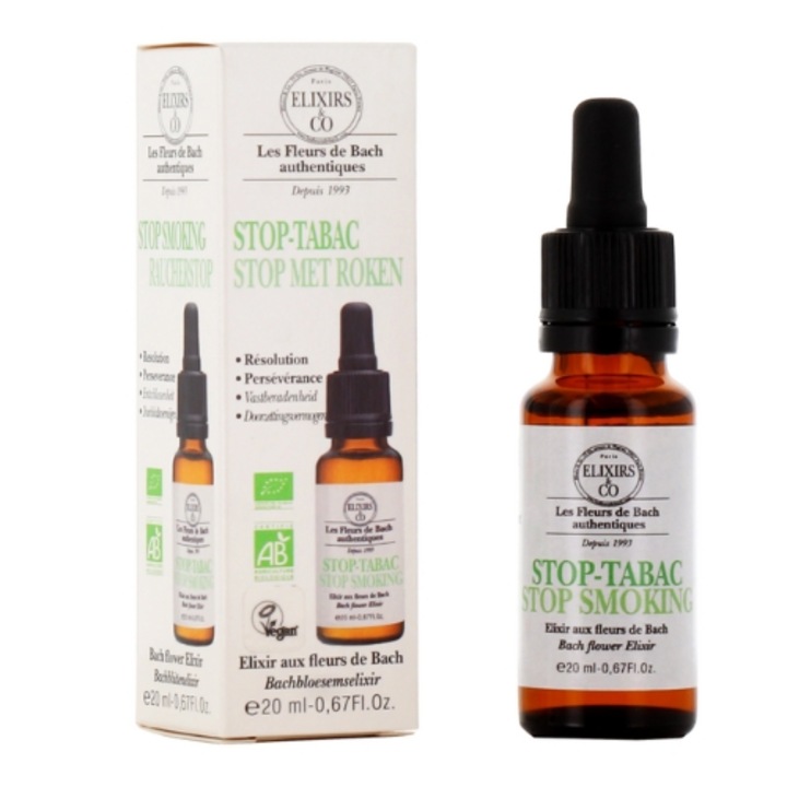 Elixir pe baza de remedii florale dr. Bach pentru renuntarea la fumat
