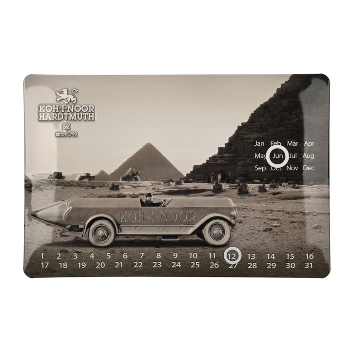 Calendar Metalic Perpetuu, 300 x 200 x 15 mm, Koh-I-Noor