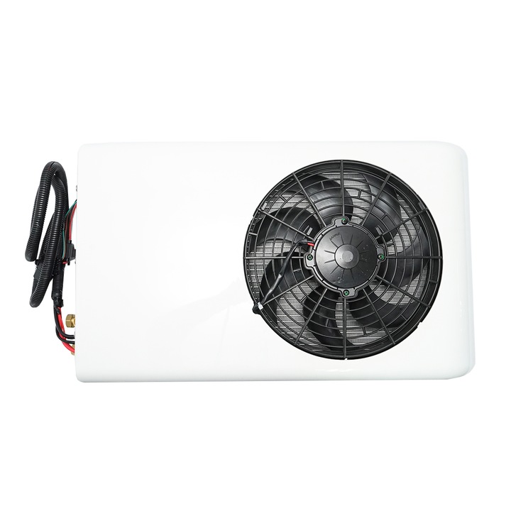 Clima stationara aer conditionat universala cu unitate externa pentru cabina utilaje grele 12V/2600W Breckner Germany
